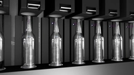 Presence Check of Glass Bottles with Ultrasonic Sensor