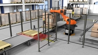Access Control on Palletizing Systems with Safety Light Curtains with Reduced Resolution