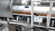 Volumenberechnung von Biomasse in industriellen Heizsystemen durch 2D-/3D-Profilsensor