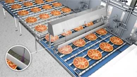 Mesure du niveau de remplissage des épices dans la production de pizzas surgelées grâce à un capteur de distance à ultrasons