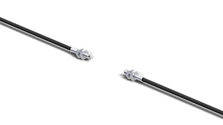 Plastic Fiber-Optic Cable Through-Beam Mode