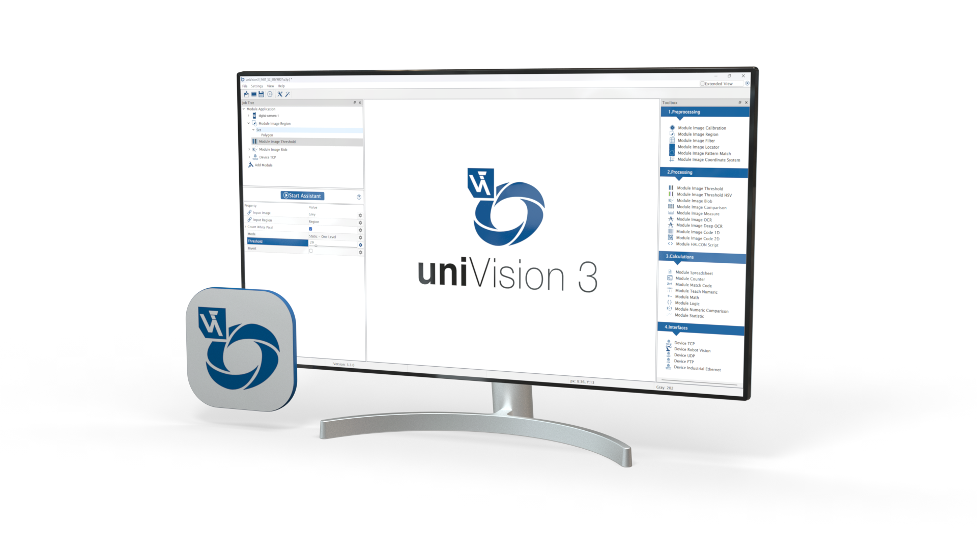 Unity Uvision Image Processing Software uniVision 3 | wenglor